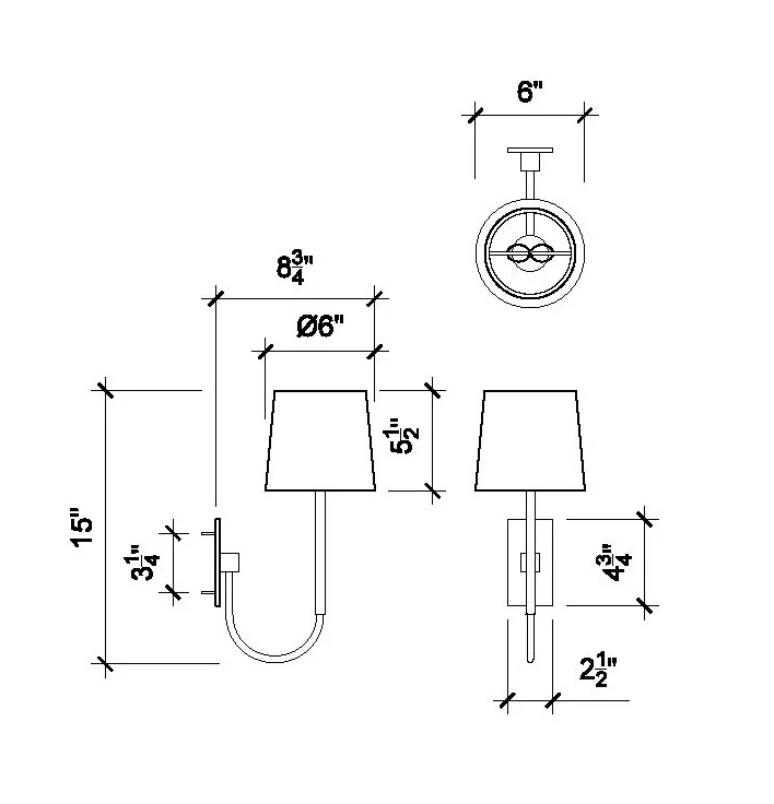 SERIES 01 UPRIGHT SCONCE - LEAD - DARK PATINATED BRASS — ADAM OTLEWSKI